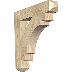 Ekena Millwork BKT04X24X24MRC04RDF Merced Craftsman