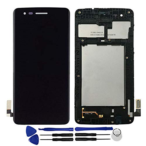 OYOG Replacement for LG K8 (2017) Aristo X240 M210 MS210 US215 M200N Touch Screen Digitizer Assembly LCD Display with Bezel Frame (Black)