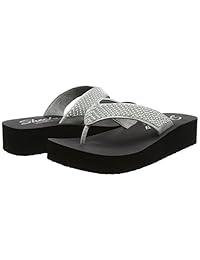 Skechers Women's Vinyasa-Beach League-Pearl Rhinestone Flip Flop