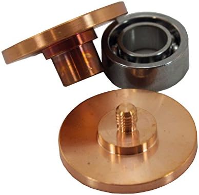 Fidget Spinner Caps with High Speed R188 Bearing by Bever Products (Copper &amp; Steel Bearing)