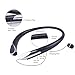 ZSW Tech Bluetooth Headphones, Wireless Retractable Earbuds Neckband Headset Sports Sweatproof Earphones with Mic for iPhone 8/7/6s/6/5s/5, Android (2017 Upgraded Version, 15 Hours Play Time, Black)
