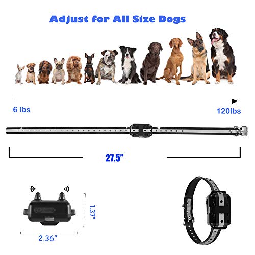 ZIFEIPET Dog Training Collar Shock Collars for Dogs with Remote 4 Training Modes, Shock Vibration, Beep and LED Mode… - Image 6