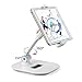 suptek 360 Degree Adjustable Stand/Holder for Tablets(up to 11 inches) and for iPad iPhone Samsung Asus Tablet Smartphone and More LD-204DW