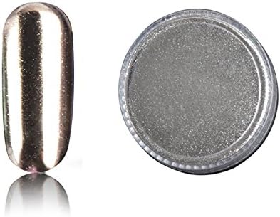 Fengshangmei 2g Chrome Pigment Metallic Effect DIY Aluminium Mirror Powder Nails (Silver)