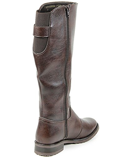 vegan calf length boots