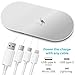 IBIS Wireless Space Grey 9W Dual Wireless Charger Fast Charging Station 3 Devices at Once, Wireless Charging Pad, Certified Qi Wireless Charger USB C Phone Charger Pad for iPhone Xs Max, XS AirPods
