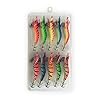 Muzata-10PCS-Glow-in-Dark-Luminous-Squid-Jigs-Octopus-Cuttlefish-Shrimp-Lures-Fishing-Lures-33Inch018OZ