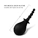 Silicone Anal Cleaner Enema Bulb with Soft Beads, 5.11 Ounce.