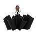 Windproof Travel Umbrella 10 Ribs Unbreakable Auto Open Close Waterproof Stormproof Canopy Rustproof Automatic Folding Compact Portable Rain Umbrellas for Men and Women