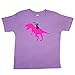 Inktastic Little Girls' Princess riding her T-Rex Toddler T-Shirt