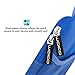MoKo 7-8 Inch Kid Sleeve for Amazon Tablet, Neoprene Case Bag Fits Fire HD 8, Fire 7 Tablet, Fire 7 Kids Edition 2019/2017, Kindle E-Reader, Kindle Oasis 2017, Boogie Board Jot 8.5 - Indigo