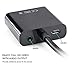 HDMI Input To VGA Adapter Male To Female, MOKiN 1080P Video Converter From HDMI To VGA Cord Cable Connector With Audio and Micro USB Powered for PC/Laptop/Monitor