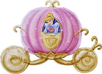 Disney Princess Carriage Foil Balloon (Supershape)