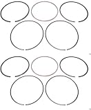Kawasaki 2 Pack Genuine 13008-0569 Piston Ring Set