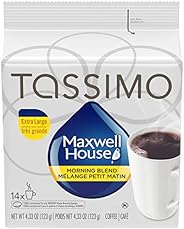 Tassimo Maxwell House Morning Blend Coffee Single Serve T-Discs, 14 T-Discs