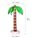 Coopay 2 Pack Inflatable Palm Trees Jumbo Coconut Trees Beach Backdrop Favor for Hawaiian Luau Party Summer Theme Decoration