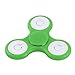 Malltop LED Light Fidget Spinner - High Speed Tri-Spinner Single Finger Decompression EDC Focus Gyro (Green)