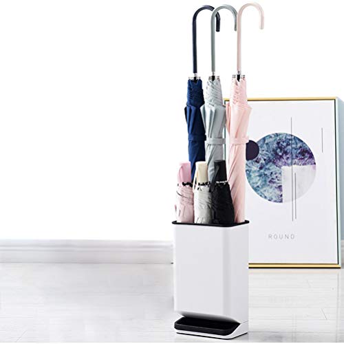 YANSHON Umbrella Stand Rack, Entryway Freestanding Umbrella Stand Holder with Removable Drip Tray, Stored 6 Umbrellas