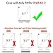 iPad Air II TPU Bumper Case, Ultra-Thin Flexible Silicone Gel Protective Case Cover for 9.7 inch iPad Air 2 - Crystal Clear