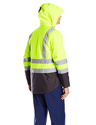 Helly Hansen Workwear Men's Altra High Visibility Insulated Jacket, Yellow/Charcoal, 3X-Large - Thumbnail 3