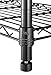 Whitmor Adjustable 5 Tier Shelving with Leveling Feet - Black