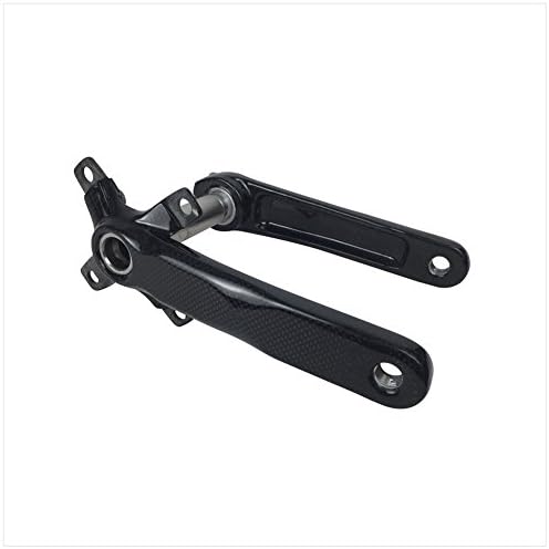 Fasteam Carbon Fiber Cycling Bicycle Cranksets Mountain Bike Crank 4 Claw BCD 104mm Length 170mm Ultra-light Carbon MTB Bike Parts (Glossy)
