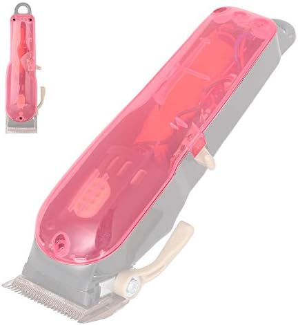 Clear DIY Back Housing, Transparent Back Cover for Wahl 5-Star Series Cordless Magic Clipper #8148 (Trasparent) โฆ (Pink)