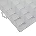 Zagarzoom Plastic Jewelry Organizer,Bead Case with 36 Grids,Clear