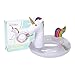 Giant Unicorn Swimming Pool Float - Happytime 2020 Unicorn Inflatable Pool Float with Glitters Inflatable Lounge Raft Tube Swim Ring Summer Toys for Adults Toddlers