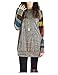 AuntTaylor Womens Crewneck Bohemian Contrast Color Long Sleeve Tunic Shirts