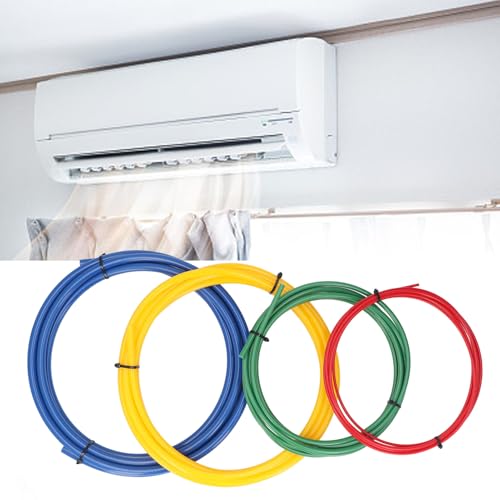 4 Pcs 4M Air Conditioning Copper Pipe Bender Pipe Bender PE Plastic Bending Machine Built-in Bending Sleeve