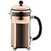 BODUM 1928-18 Chambord Shatterproof French Press Coffee Maker, 34 Oz, Copper