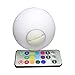 LED Ball Light 3-inch Rechargeable Mood Lights Multicolor Changing Indoor/Outdoor Lamp (Pack of 6) - Great Gift for Bday Parties, Holiday Home Decor