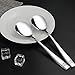Obston Stainless Steel Serving Spoons, Large Spoons, Set of 6