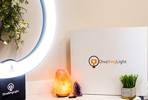 Diva Ring Light Nova 18" Fluorescent High Power Brightness Photo/Video Ring Light w/ 6' Light Stand for Video, Photo, YouTube, Stream, Beauty