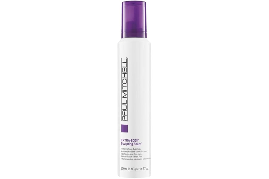 Paul Mitchell Extra-Body Sculpting Foam, Adds Fullness, Touchable Finish, For Fine Hair