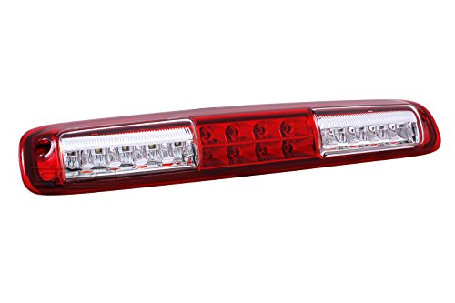 image for SPPC Red/Clear LED 3rd Brake Lights For Chevy Silverado : GMC Sierra -