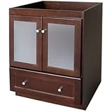 Amazon Com Ronbow Essentials Shaker 30 Inch Bathroom Vanity Cabinet Base In Dark Cherry Finish With Soft Close Wood Doors And Full Extension Drawers 080830 3 H01 Kitchen Dining