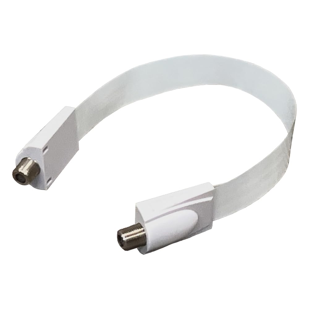 プロテック すき間 フラット アンテナ ケーブル 30cm ホワイト SE-F01-W商品画像