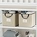 Delta Children 2 Piece Printed Storage Boxes, Beige
