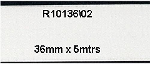 36mm Bowtique Double Face Satin Ribbon Cream - per 5 metre roll