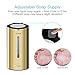 AIKE AK1205 Wall Mounted Commercial Automatic Liquid Soap Dispenser Gold Stainless Steel Large Capacity 24oz/700ml