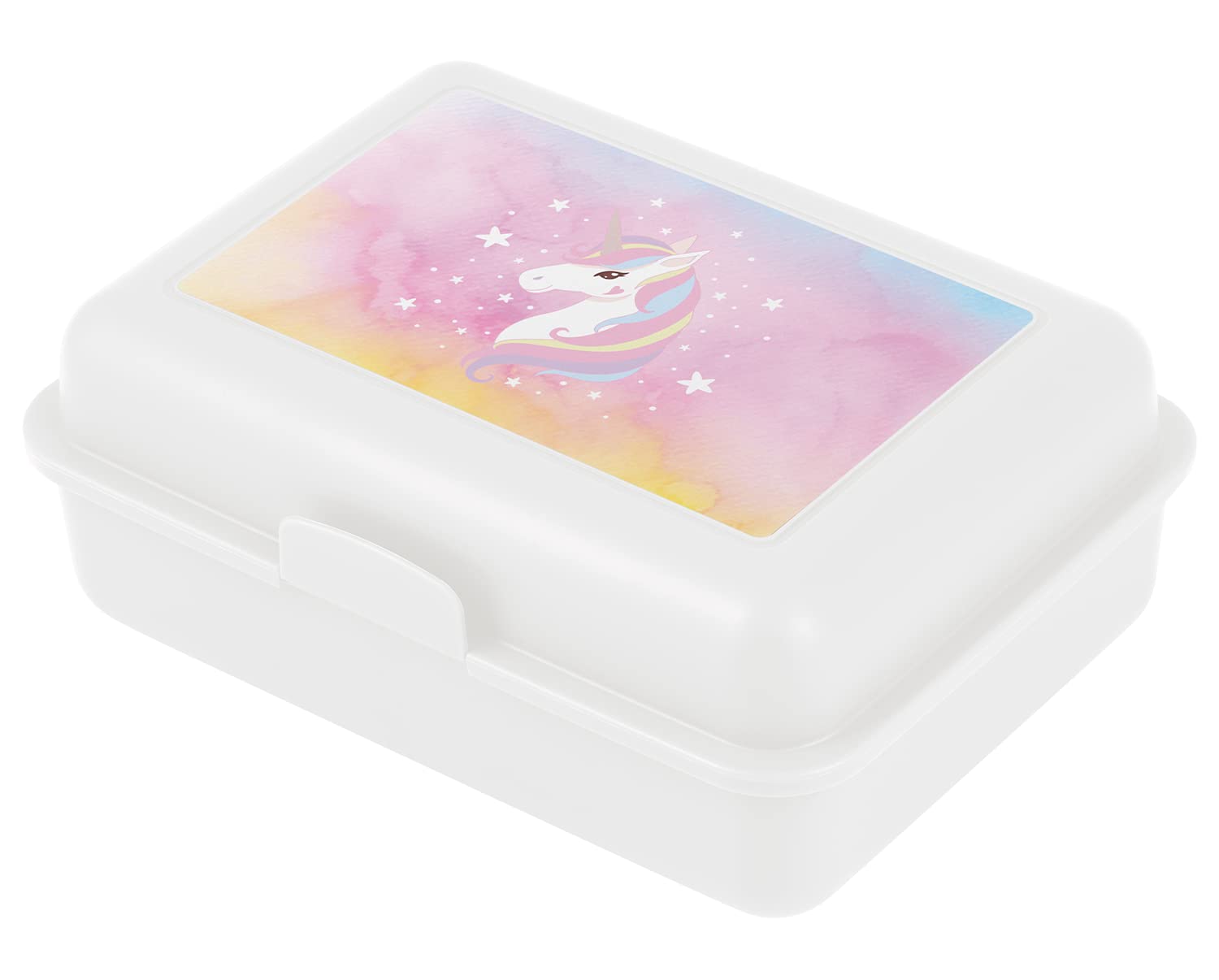 Baagl Children's Lunch Box - School Lunch Box, Rainbow Unicorn
