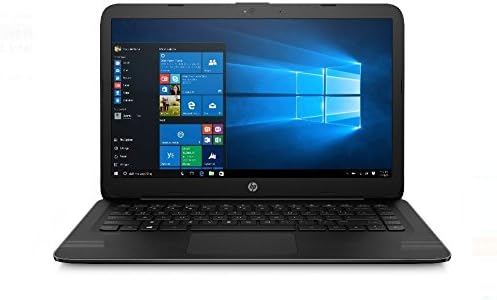 2018 HP Newest Business Stream 14" Jet Black Laptop.Intel Celeron N3060 Processor 4GB RAM 32GB eMMC Win10 Home Included Office 365 Personal 1-Year