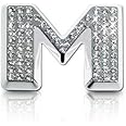 Elektroplate Crystallized Letter M Car Emblem