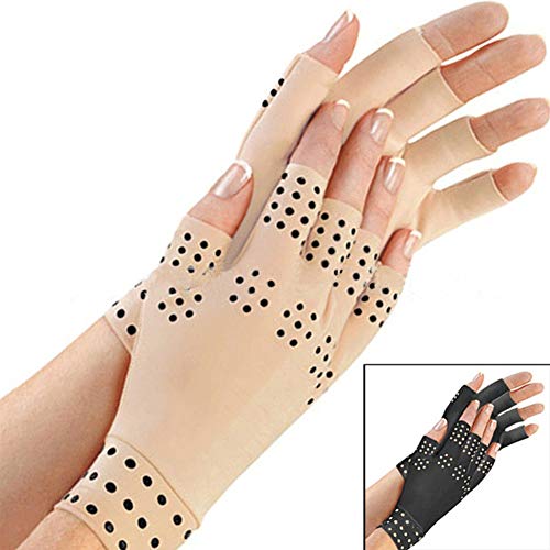 Yiwa Arthritis Therapy Gloves Relief Arthritis Pressure Pain Heal Joints Magnetic Gloves 1 Pair