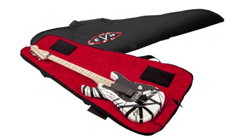 EVH Guitar Gig Bag, Black with Red Interior
