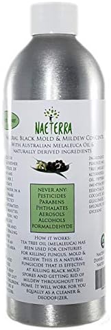 Naeterra Tea Tree Melaleuca 16 oz Essential Oil Base Mildew & Black Mold Killer Concentrate