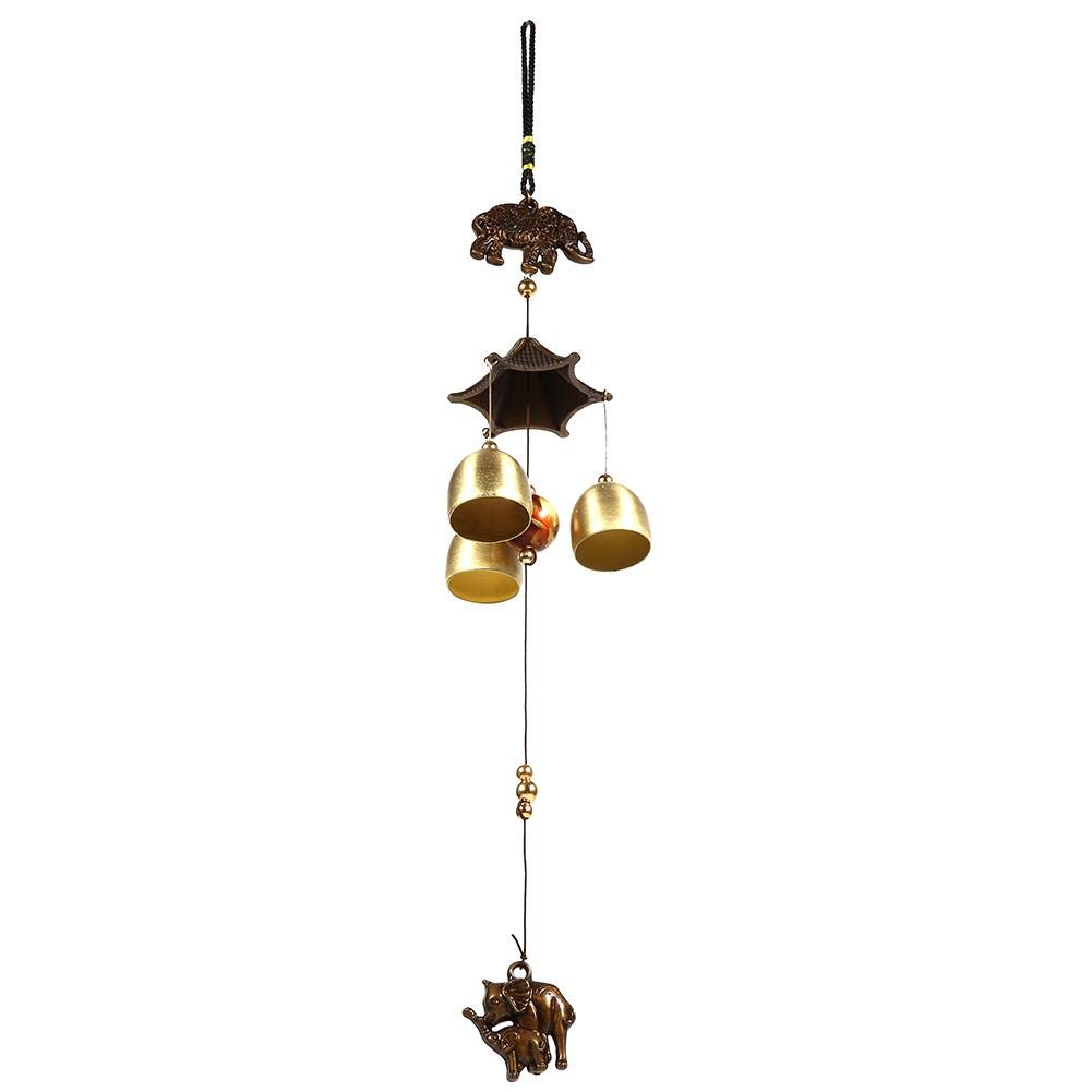 Wind Chimes, Antique Metal Elephant Windchime Church Bells Wind Chimes Door Hanging Decoration Outdoor Large Chime Garden Gifts