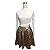 Arctic Cubic Highwaist Shiny Metallic Sequin Pleated Mini A-Line Skirt